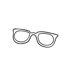 Fototapeta premium glasses isolated on white background