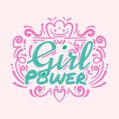 Girl Power Hand Lettering