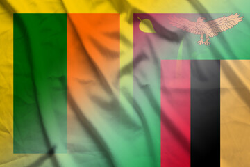 Sri Lanka and Zambia government flag international contract ZMB LKA