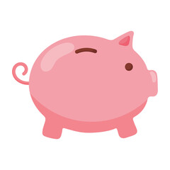 Piggy bank icon.