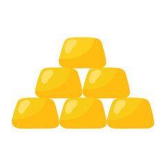gold bar icon.
