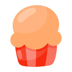 Birthday Cupcake icon.