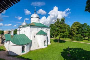 Nikolsky Cathedral on the territory of Izborsk fortress, Izborsk, Pskov region, Russia