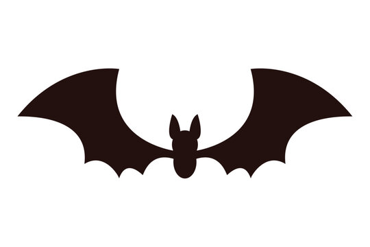 halloween bat flying silhouette
