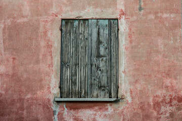 Colorful Italy architectural details, windows. 
