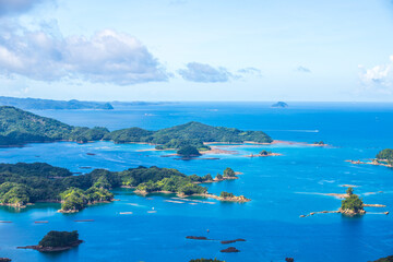 長崎県　石岳展望台から望む絶景
