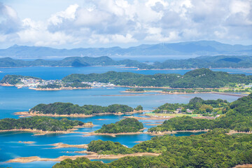 長崎県　石岳展望台から望む絶景
