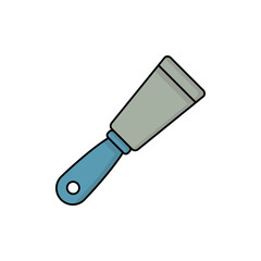 spatula icon vector illustration. full color.