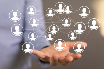 Global network. Blockchain. 3D illustration. Neural networks and artificial intelligence. Abstract