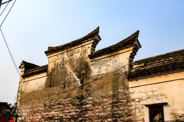 Fototapeta na wymiar Ancient garden architecture in Jiangnan, China. 