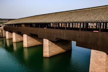 Obraz premium covered bridges., 