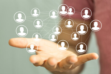 Global network. Blockchain. 3D illustration. Neural networks and artificial intelligence. Abstract