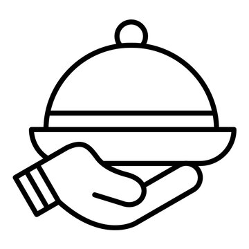 Concession Catering Line Icon