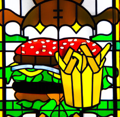 hamburger illustration