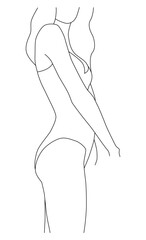 A design element for advertising cosmetics, posters.