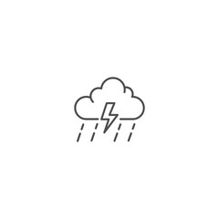 Rain Storm icon in vector