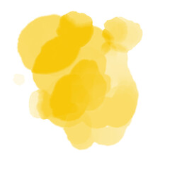watercolor stains yellow. abstract stains orange