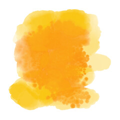 watercolor stains yellow. abstract stains orange