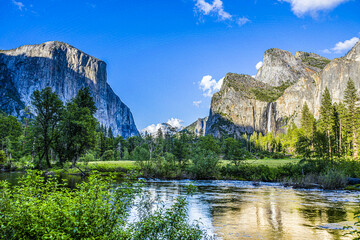 Valley View of Yosemite National Park, California