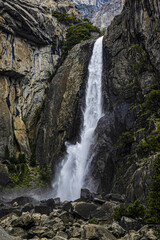 Lower Yosemite Falls in Yosemite National Park, California