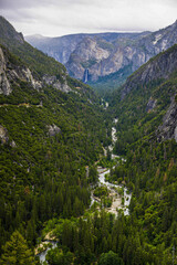 Fototapeta na wymiar Yosemite Valley in Yosemite National Park, California