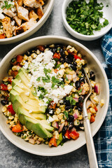 Mexican Street Corn Salad with Avocado