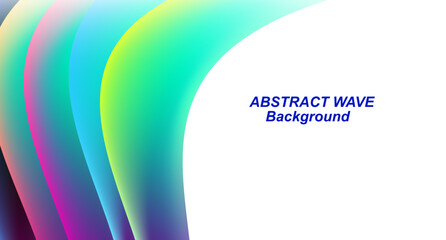 Abstract modern colorful wavy stylized lines background. It used for Web, Mobile Applications, Desktop background, Wallpaper, Business banner, poster, template