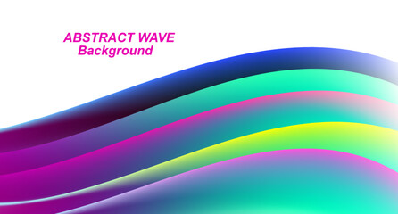 Abstract modern colorful wavy stylized lines background. It used for Web, Mobile Applications, Desktop background, Wallpaper, Business banner, poster, template