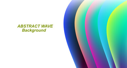 Abstract modern colorful wavy stylized lines background. It used for Web, Mobile Applications, Desktop background, Wallpaper, Business banner, poster, template