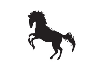 Obraz na płótnie Canvas horse silhouette vector