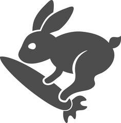 Obraz premium Rabbit icon design