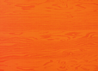 Orange wooden background. Orange wood texture. Halloween concept. Top view, flat lay.
