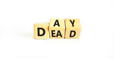 Day of the dead symbol. Concept words Day of the dead. Beautiful white table white background. Day of the dead concept. Copy space.