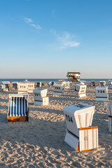Summer vacation on the North Sea coast near Sankt Peter-Ording, Schleswig-Holstein, Germany	