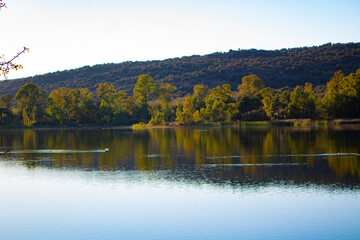 natural landscape of a river