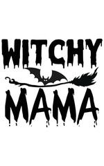 HALLOWEEN TYPOGRAPHY VECTOR T-SHIRT DESIG