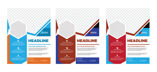 Corporate business flyer template 