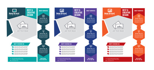 Corporate business flyer template 