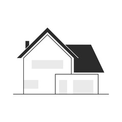 House vector icons. Home clipart symbol. Home pictogram. Vector illustration