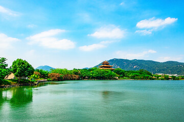 lake in the mountains