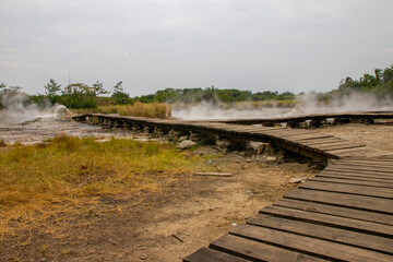 Fototapeta na wymiar Semuliki National Park in Fort portal in Uganda