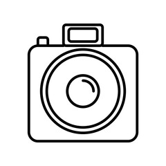 camera line icon