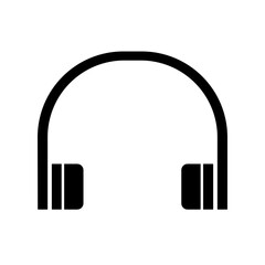 headphone glyph icon