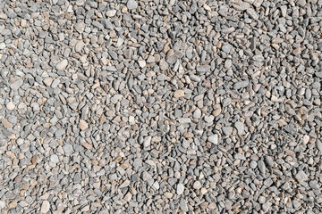 Stone rubble as an abstract background.