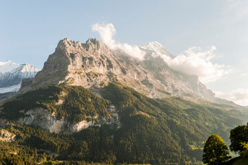 Grindelwald, Eiger, Eigernordwand, Alpen, Berner Oberland, Unterer Grindelwaldgletscher, Kleine...