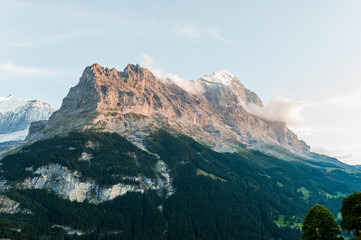 Grindelwald, Eiger, Eigernordwand, Alpen, Berner Oberland, Unterer Grindelwaldgletscher, Kleine...