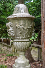 old stone vase