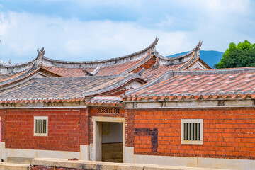 Fototapeta premium Ancient residential buildings in Xiamen, China.