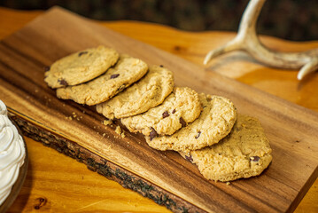 cookies on a board