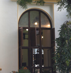 entrance to the house